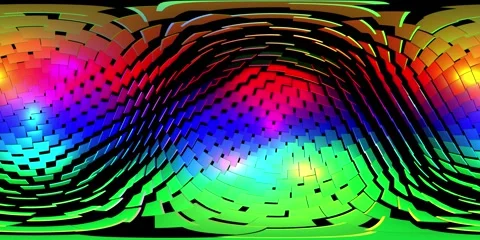 360 VR Visual Music - Spangled Stock Footage 273199934