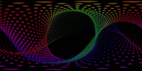 360 VR Visual Music - Spectral Wash Video stock 271704935