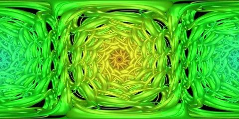 360 VR Visual Music - Spectral Fountain Video stock 272614355