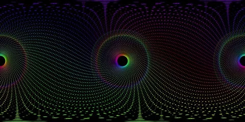 360 VR Visual Music - Spiral Motion Stock Footage 259608316