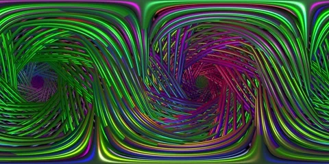 360 VR Visual Music - Spiromaniac Stock Footage 272687331