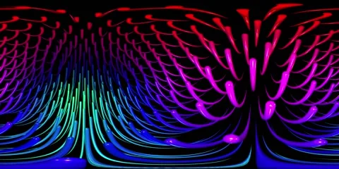360 VR Visual Music - Tadpole Dance Video stock 272567437