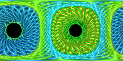 360 VR Visual Music - Twisties Stock Footage 273050426