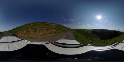 360VR beautiful mountain landscape Stock Footage 167288750