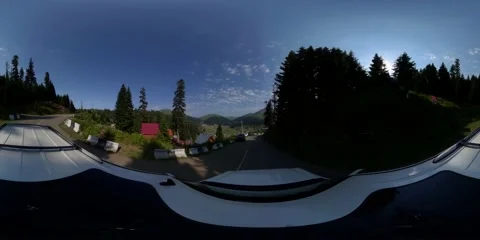 360VR beautiful mountain landscape Stock Footage 167289477