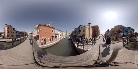 360VR Burano Stock Footage 92725449