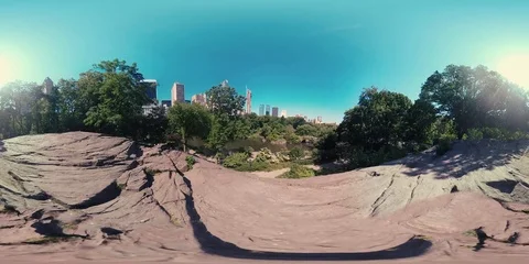 360/VR Central Park NYC Stock Footage 79272321