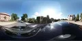 360VR Driving a beautiful sunny low mountain range landscape and villages 4k 4k or 4k+ Resolution