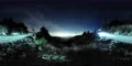 360VR Equirectangular 01 Night Sky Stars on Mountain Ridge Equirectangular 5K 4k or 4k+ Resolution