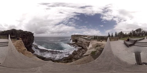 360VR The Gap Stock Footage 92725789