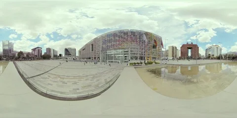 360Vr Government Financial Management Platform Building In Central Quito Ecuador Stock Footage