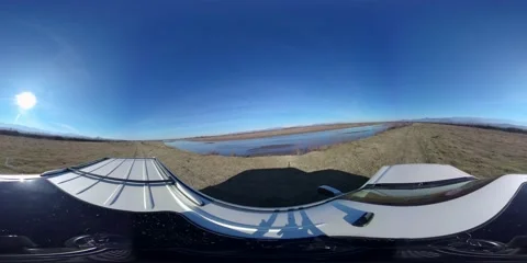 360VR lake in the mountains Stock Footage 167556699