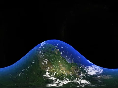 360VR Loop - Earth orbit South America to North Stock Footage 78295766