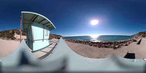 360VR Malibu Stock-Footage 104103080