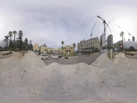 360/VR Monte Carlo Stock Footage 78367636