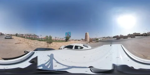 360vr of old city of Riyadh Stock Footage 135888377