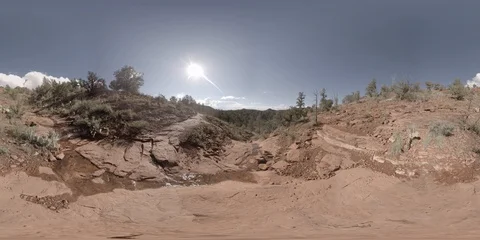 360VR panoramic hilltop view Stock Footage 116269766