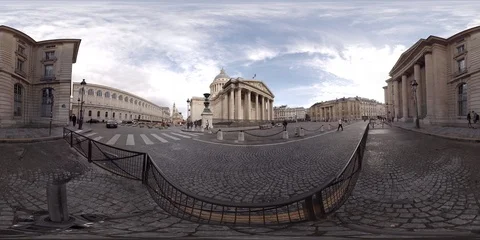 360VR Panthéon Stock Footage 92726072