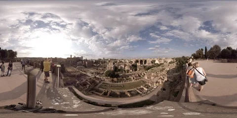 360VR Roman Forum, Rome Stock Footage 91729795
