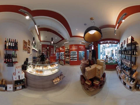 360ºVR SHOP INTERIOR 스톡 동영상 78001747