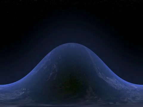 360VR Video. Earth From Space. Loop able. Stock Footage 73800514