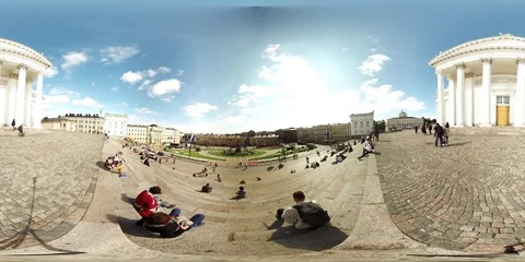 360VR video of Senate Square, Summer Vidéo 79264458