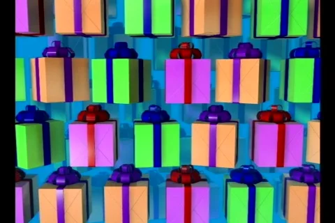 3724 Birthday Boxes Background Stock-Footage 797858