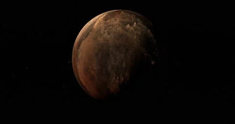38628 Huya, binary trans-Neptunian object, rotating. Loop Stock Footage 221980457
