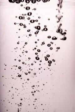 396.Abstract close-up of water drop splash. Stock Photos