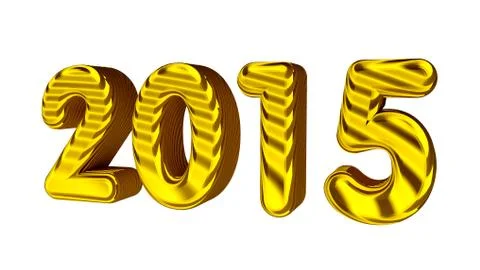 3D 2015 Illustrazione stock