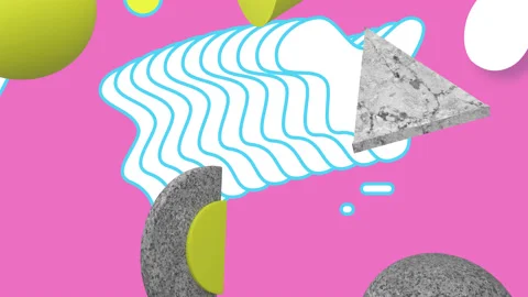 3D 2D Background loop Stock Footage 238849741