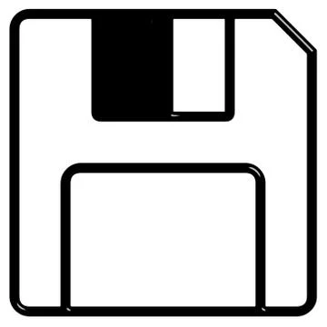 3D 3 5 inch floppy disk Stock Illustration