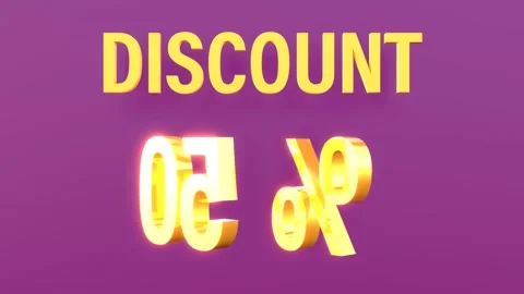 3D 360° Discount Video stock 296674843