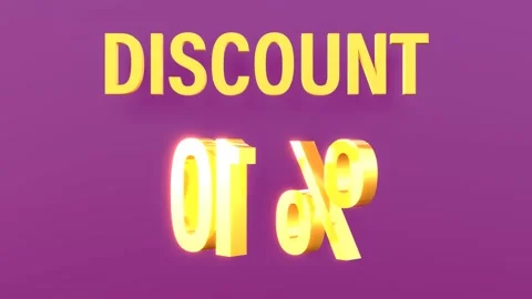 3D 360° Discount Video stock 296674844