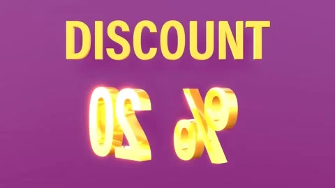 3D 360° Discount Video stock 296674847