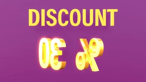 3D 360° Discount Video stock 296674851