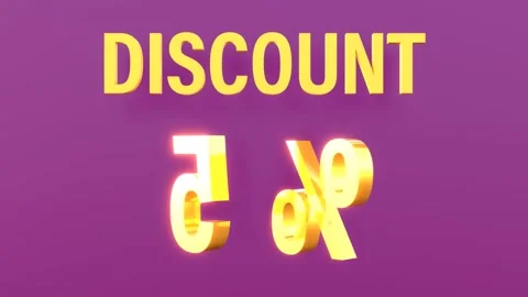 3D 360° Discount Video stock 296674857