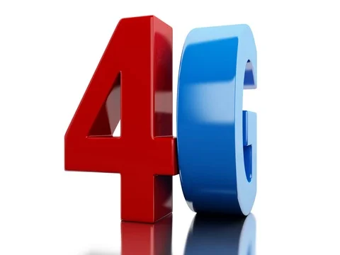 3d 4G icon. Wireless communication technology. Stock Footage 69727880