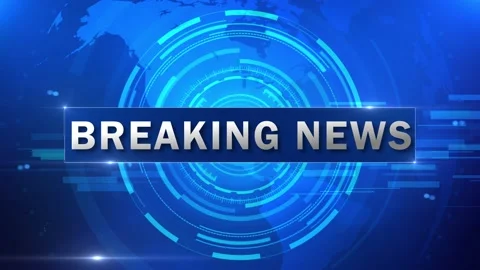 3D 4K Loop Virtual TV Studio News, global earth rotating Digital World News Stock Footage 176991450