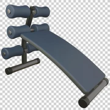 3d Abdominal Bench isolated object Stock Illustration