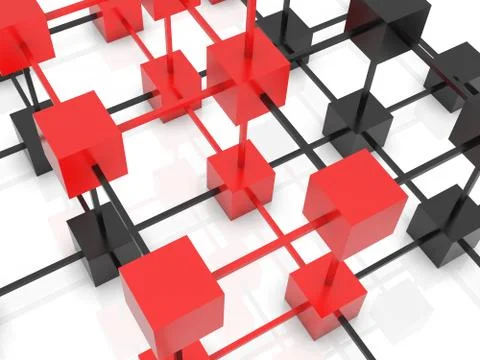 3D abstarct background Stock Illustration