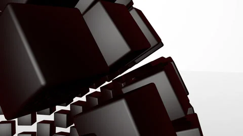 3D abstract advanced technology motion background. Seamless loop Video stock 55237937