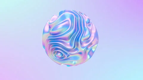 3D abstract animation . Smooth liquid shape. Trendy Colorful Fluid Abstraction Stock Footage 148081875