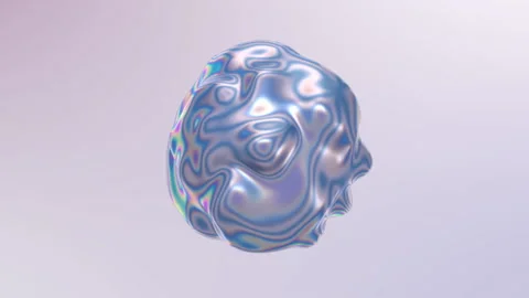 3D abstract animation . Smooth liquid shape. Trendy Colorful Fluid Abstraction Stock Footage 148277557