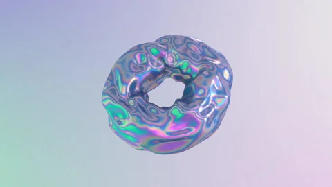3D abstract animation . Smooth liquid shape. Trendy Colorful Fluid Abstraction Stock Footage 149107071