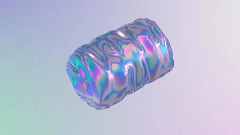 3D abstract animation . Smooth liquid shape. Trendy Colorful Fluid Abstraction Stock Footage 149107102