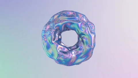 3D abstract animation . Smooth liquid shape. Trendy Colorful Fluid Abstraction Stock Footage 149107213