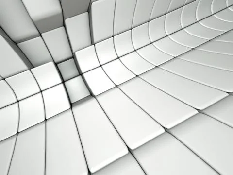 3d abstract architectural background Stock Illustration