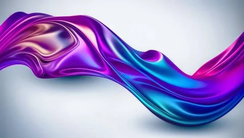 3D Abstract Background 3D Abstract Background with Wavy Shape in Ultraviol... 스톡 사진