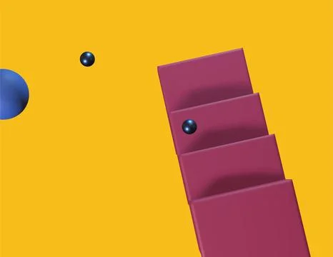 3d abstract background with 3d shape render, Modern 3D Shape Composition Stock Illustration